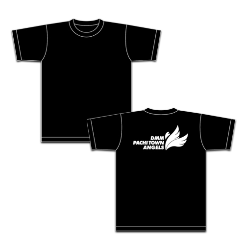 ぱちタウンエンジェルスオリジナルTシャツ(黒)