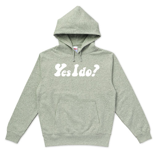 Yes I do パーカー グレー