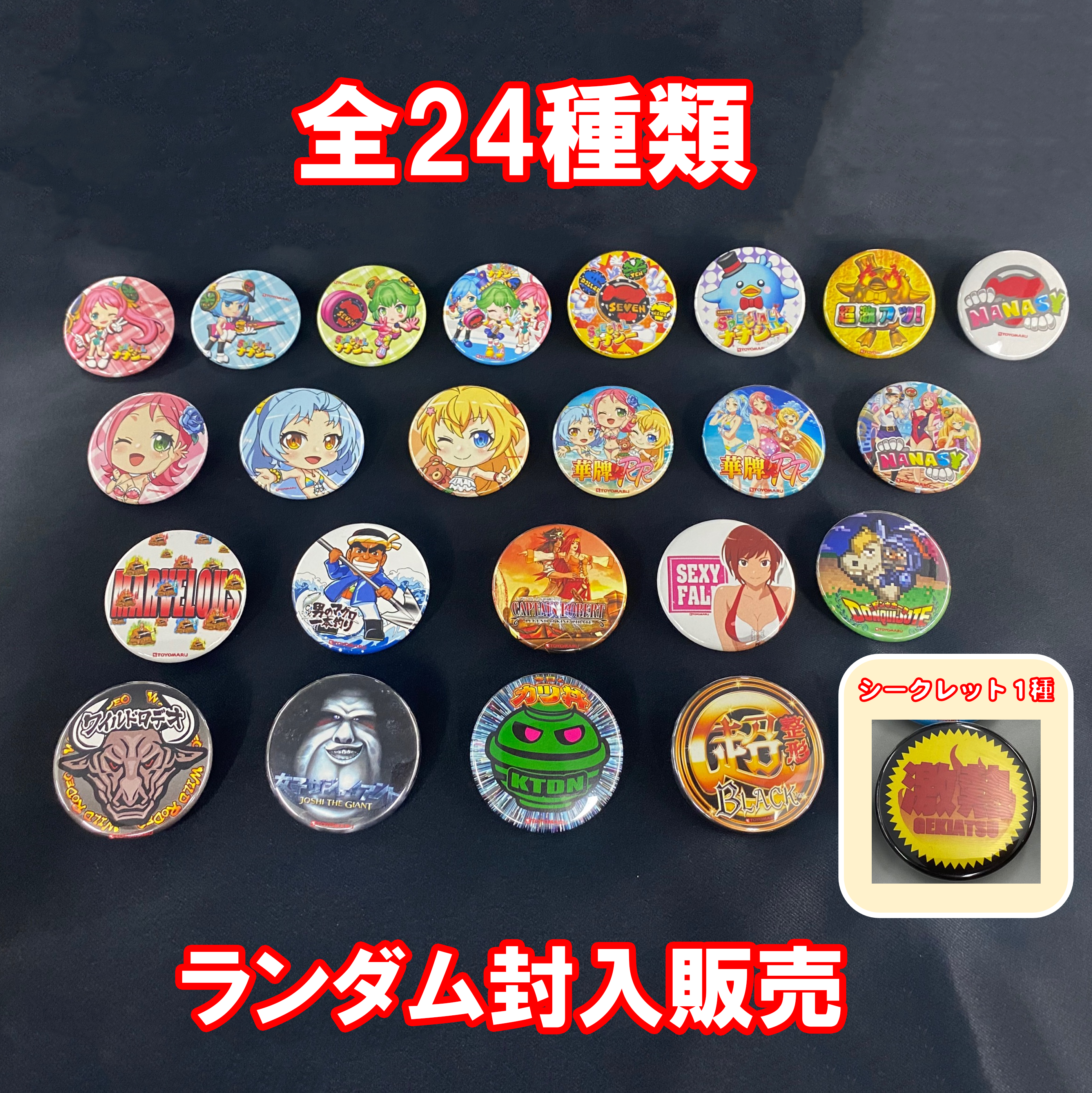 【豊丸産業】ランダム缶バッジ