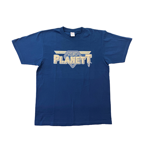 ネオプラネットTシャツ1枚（ロゴ:マスタードイエロー）